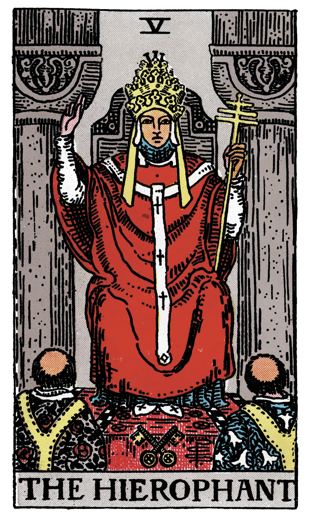 교황(The Hierophant) 타로 카드